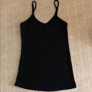 black camisole
